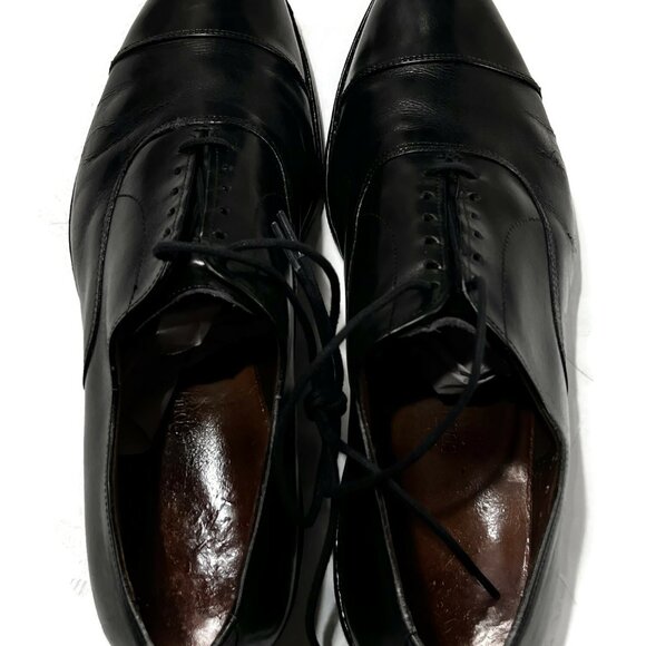 Allen Edmonds Park Avenue Black Leather Dress Shoes Oxfords‎ 10 C Cap Toe Dress main image 5